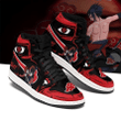 Naruto Sasuke Akatsuki Costume Anime Air Jordan Shoes Sport Sneakers