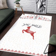 Scandinavian Winter Area Rug For Christmas Living room and Bedroom Rug US Gift Decor