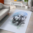 Running Hippo Rug Living room and Bedroom Rug Home US Decor