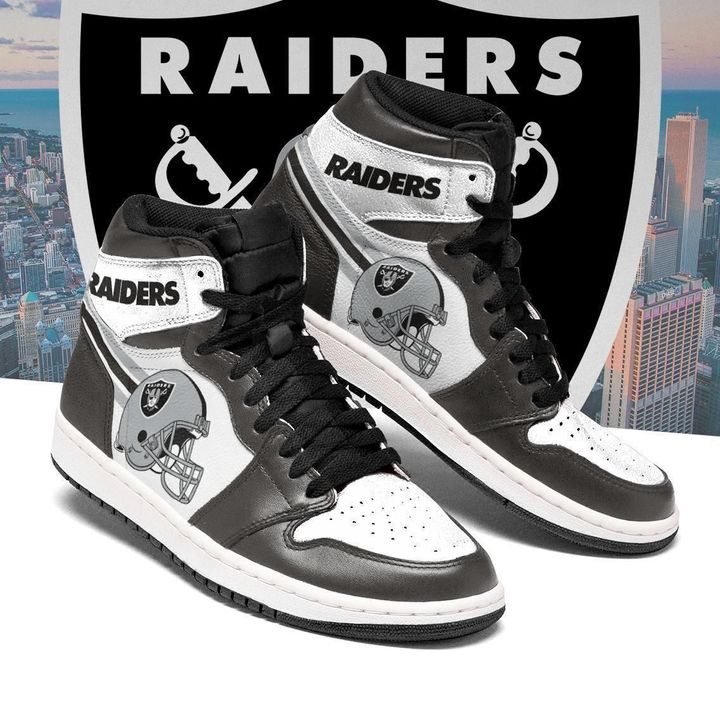 Oakland Raiders Nfl Air Jordan Team Custom Eachstep Shoes Sport Sneakers
