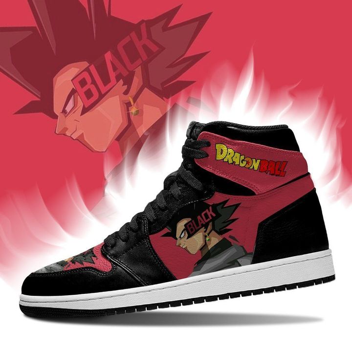 Dragon Ball Jordan Black Goku Label Name Anime Air Jordan Shoes Sport Sneakers