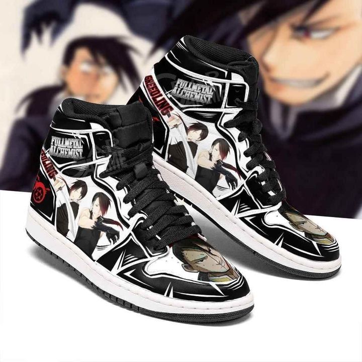 Greed Ling Fullmetal Alchemist Sneakers Anime Air Jordan Shoes Sport