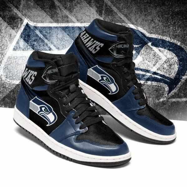 Seattle Seahawks 2 Nfl Football Air Jordan Shoes Sport Sneakers