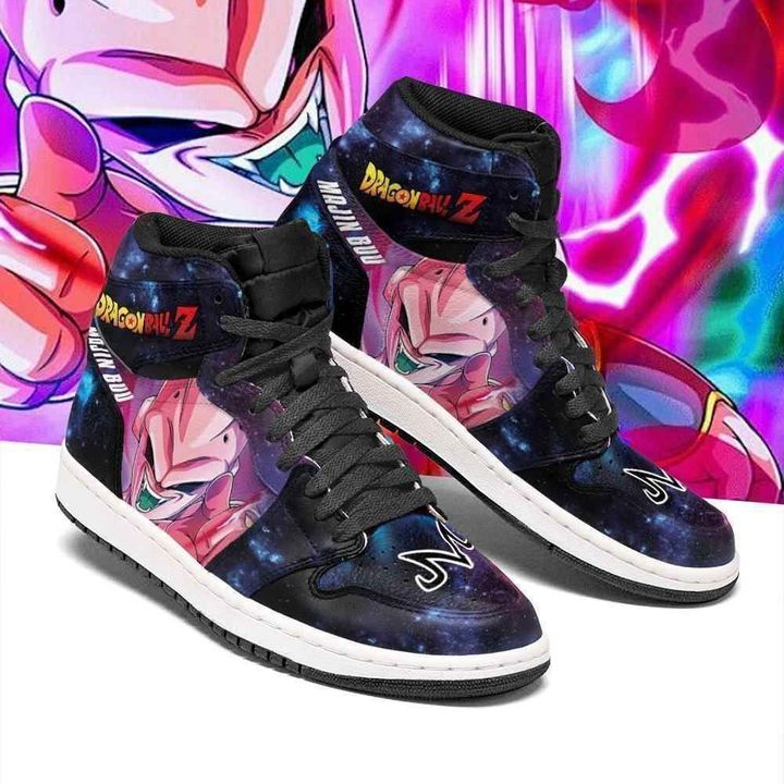 Majin Buu Galaxy Dragon Ball Z Sneakers Anime Air Jordan Shoes Sport