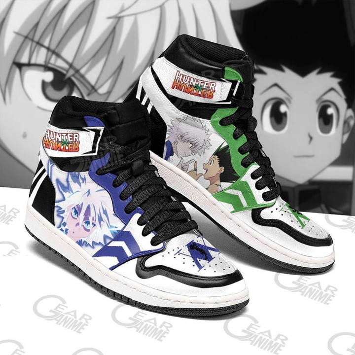 Gon And Killua Hunter X Hunter Anime Custom Air Jordan Shoes Sport Sneakers