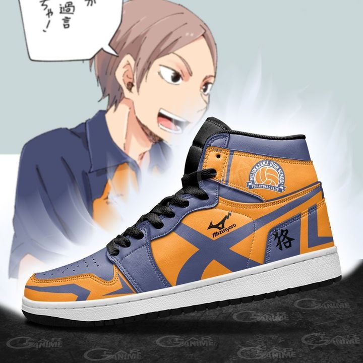 Mujinazaka High Haikyuu Custom Anime Mn10 Air Jordan Shoes Sport Sneakers