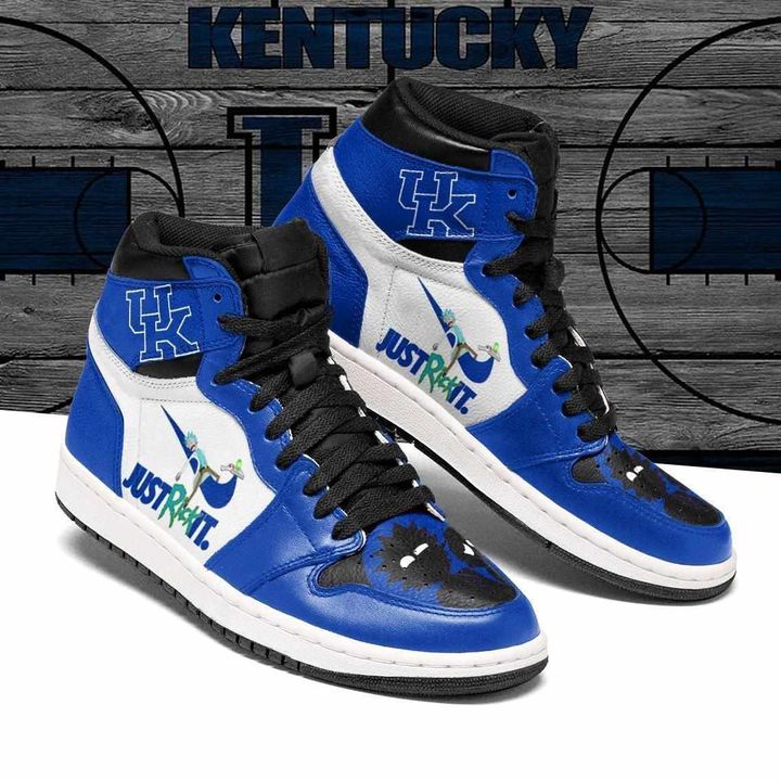 Rick And Morty Kentucky Wildcats 02 Air Jordan Shoes Sport Sneakers