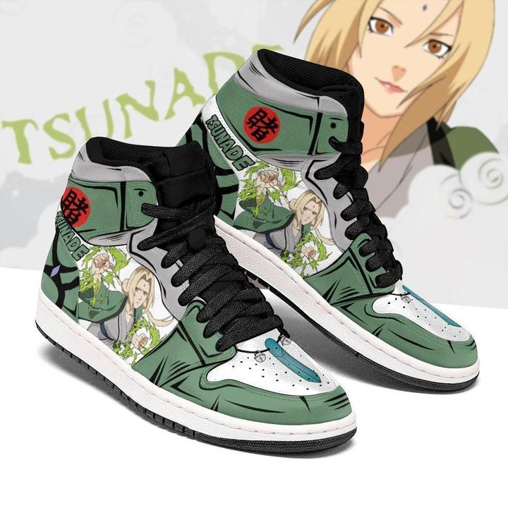 Naruto Tsunade Skill Costume Boots Naruto Anime Air Jordan Shoes Sport Sneakers