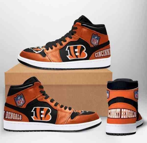 Cincinnati Bengals Nfl Football Air Jordan Shoes Sport Sneakers