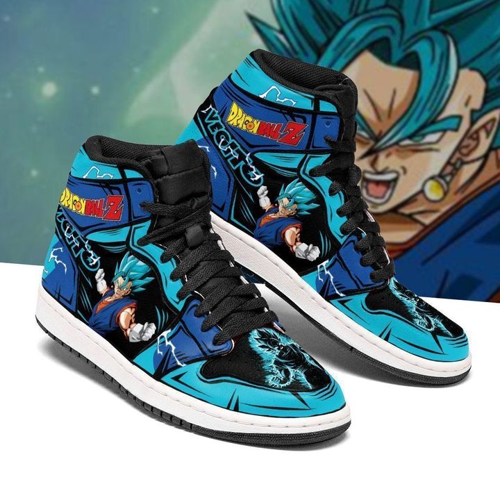 Vegito Blue Dragon Ball Z Anime Sneakers Air Jordan Shoes Sport
