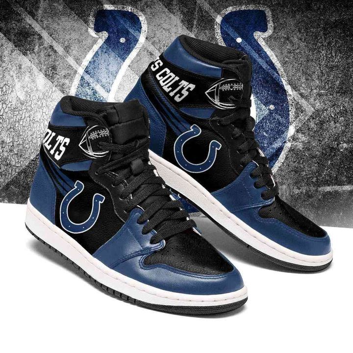 Indianapolis Colts Nfl Football Air Jordan Shoes Sport Sneakers