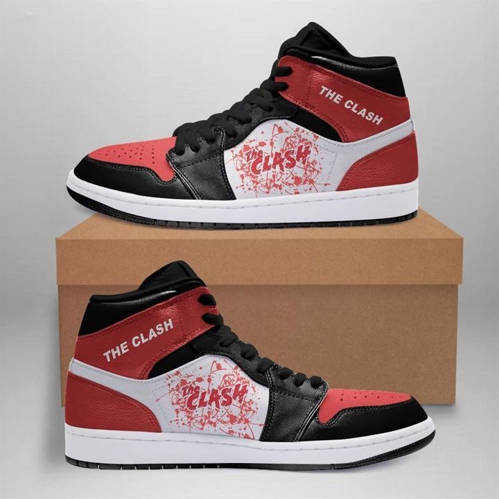The Clash Rock Band Air Jordan Shoes Sport Sneakers