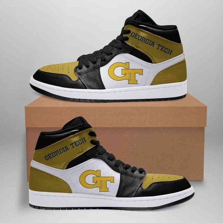 Georgia Tech Yellow Air Jordan Shoes Sport Sneakers