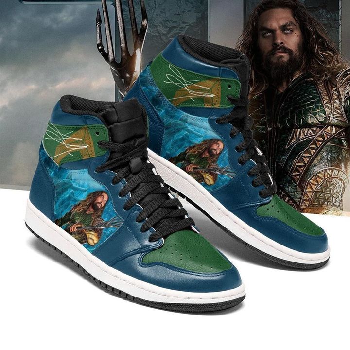Aquaman Dc Comics Air Jordan Top Shoes Sport Sneakers