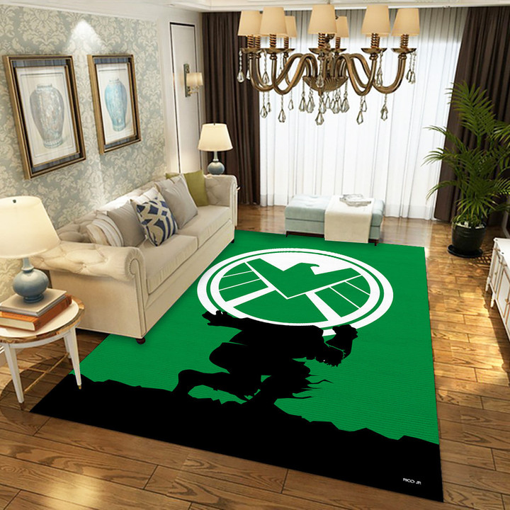 Incredible Hulk Area Rug, Living Room And Bedroom Rug - Home Decor Floor Decor - Indoor Outdoor Rugs