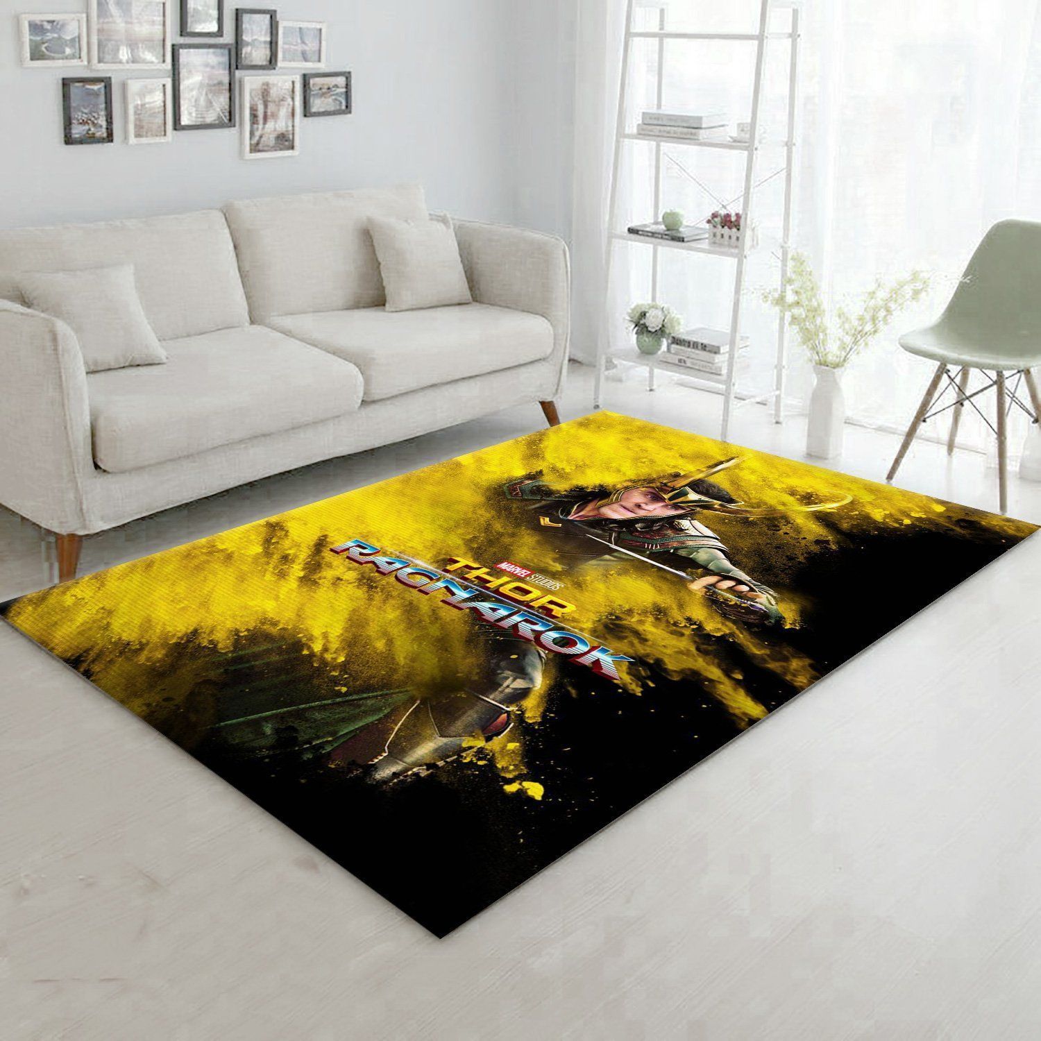 Thor Ragnarok Loki Area Rug Carpet, Bedroom, Home Decor Floor Decor - Indoor Outdoor Rugs 2