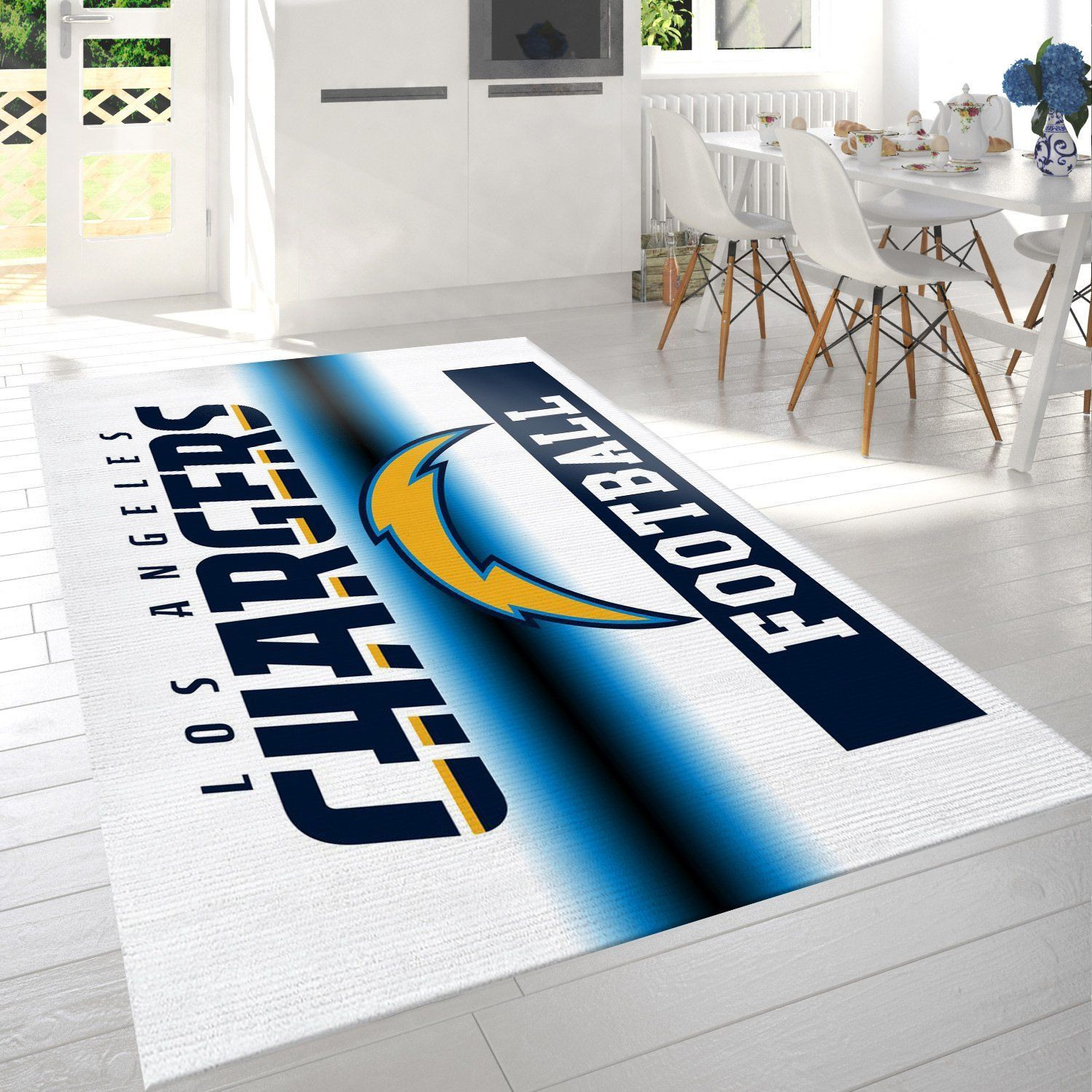 Los Angeles Chargers Nfl Area Rug Living Room Rug Home US Decor - Indoor Outdoor Rugs 2