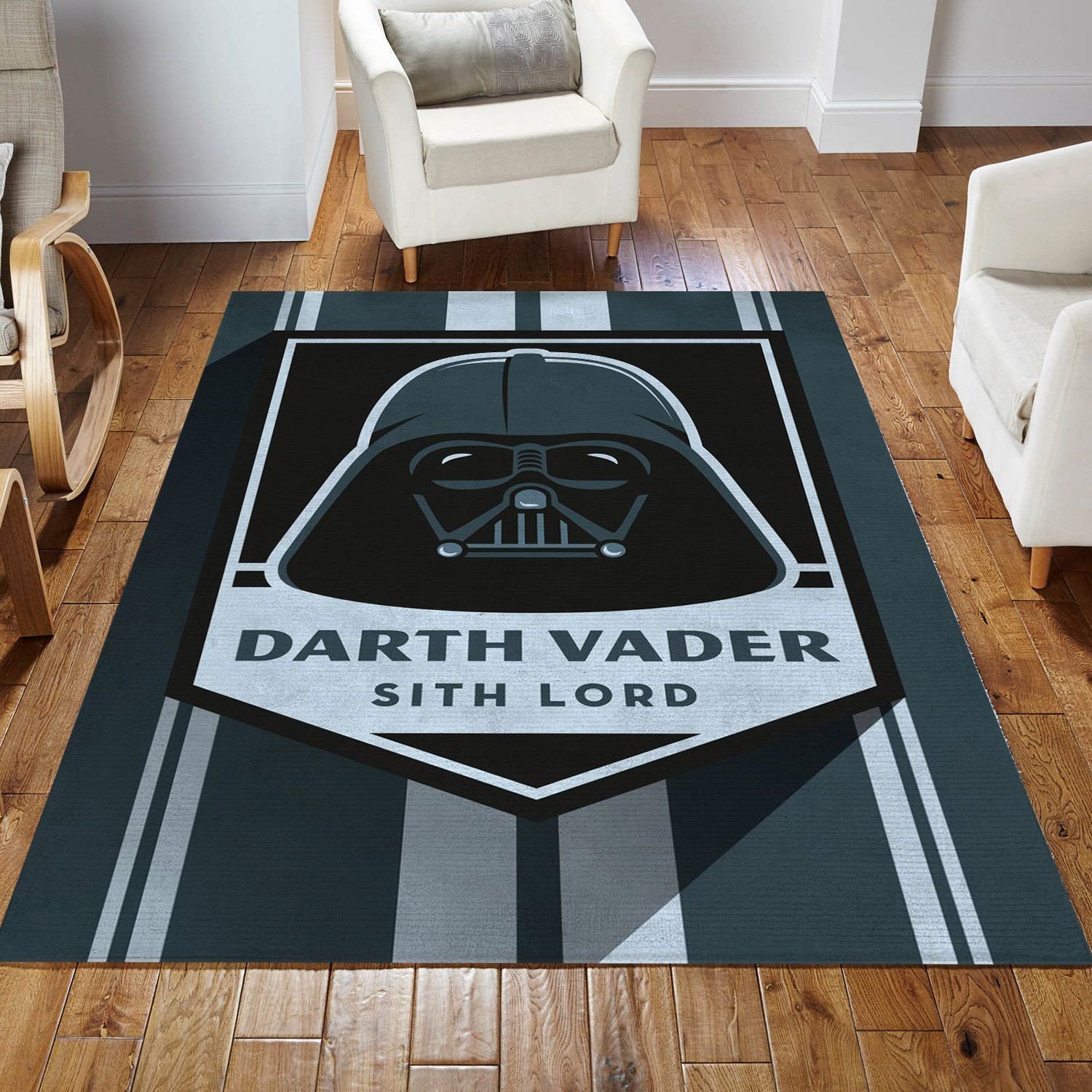 Darth Vader Rug Star Wars Badges Arts Rug Home Decor Floor Decor - Indoor Outdoor Rugs 3