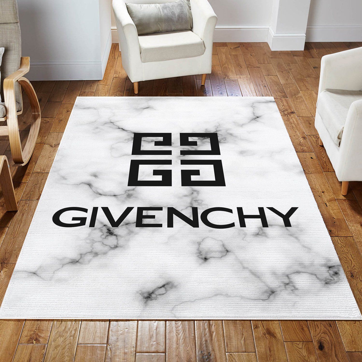 Givenchy Rug Fashion Brand Rug Home Decor Floor Decor - Indoor Outdoor Rugs 3