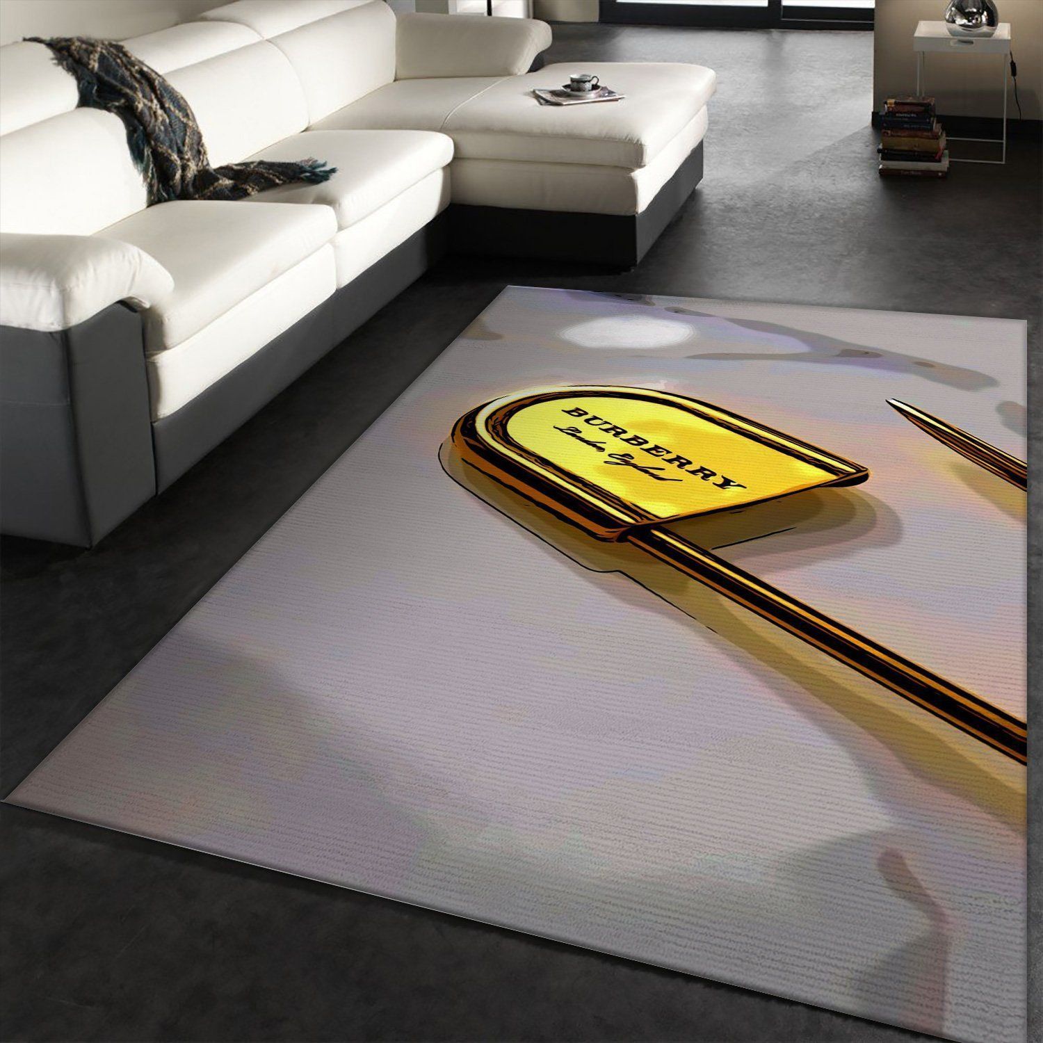 Burberry Rug Fashion Brand Rug Home Decor Floor Decor - Indoor Outdoor Rugs 1