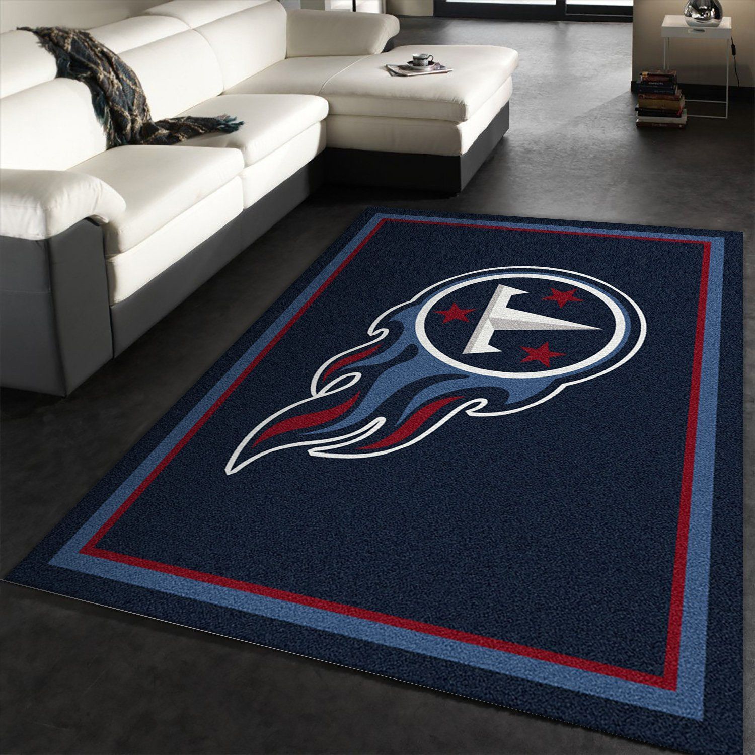 Nfl Spirit Tennessee Titans Area Rug For Christmas, Bedroom Rug, Home US Decor - Indoor Outdoor Rugs 1