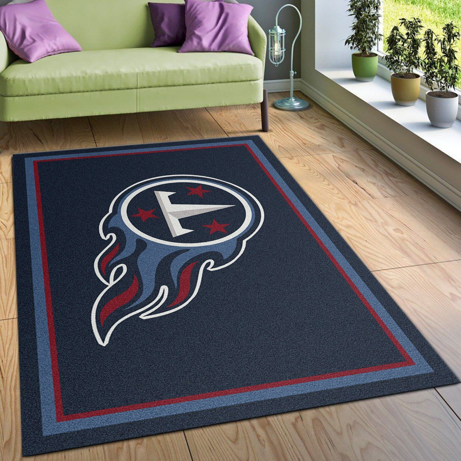 Nfl Spirit Tennessee Titans Area Rug For Christmas, Bedroom Rug, Home US Decor - Indoor Outdoor Rugs 3