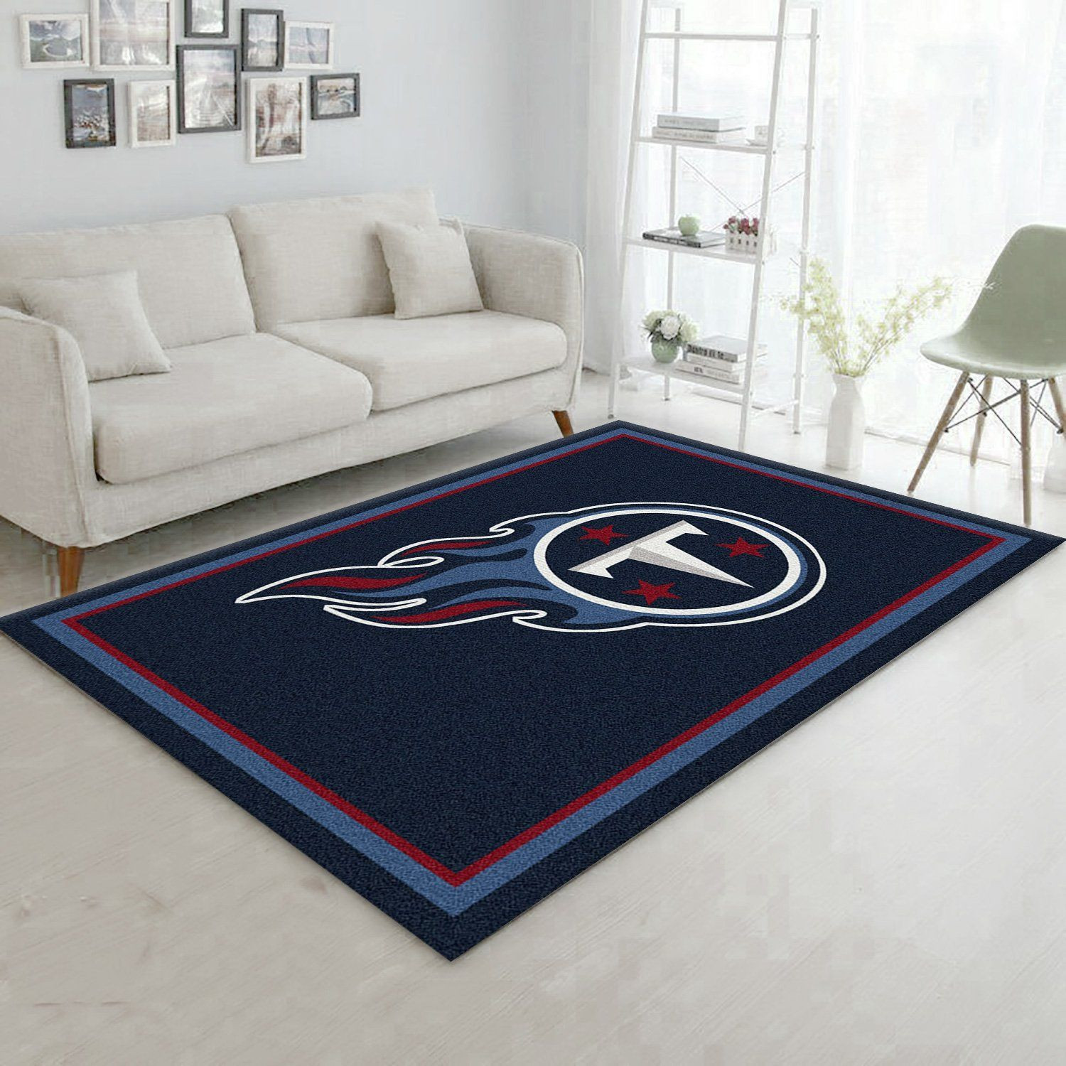 Nfl Spirit Tennessee Titans Area Rug For Christmas, Bedroom Rug, Home US Decor - Indoor Outdoor Rugs 2