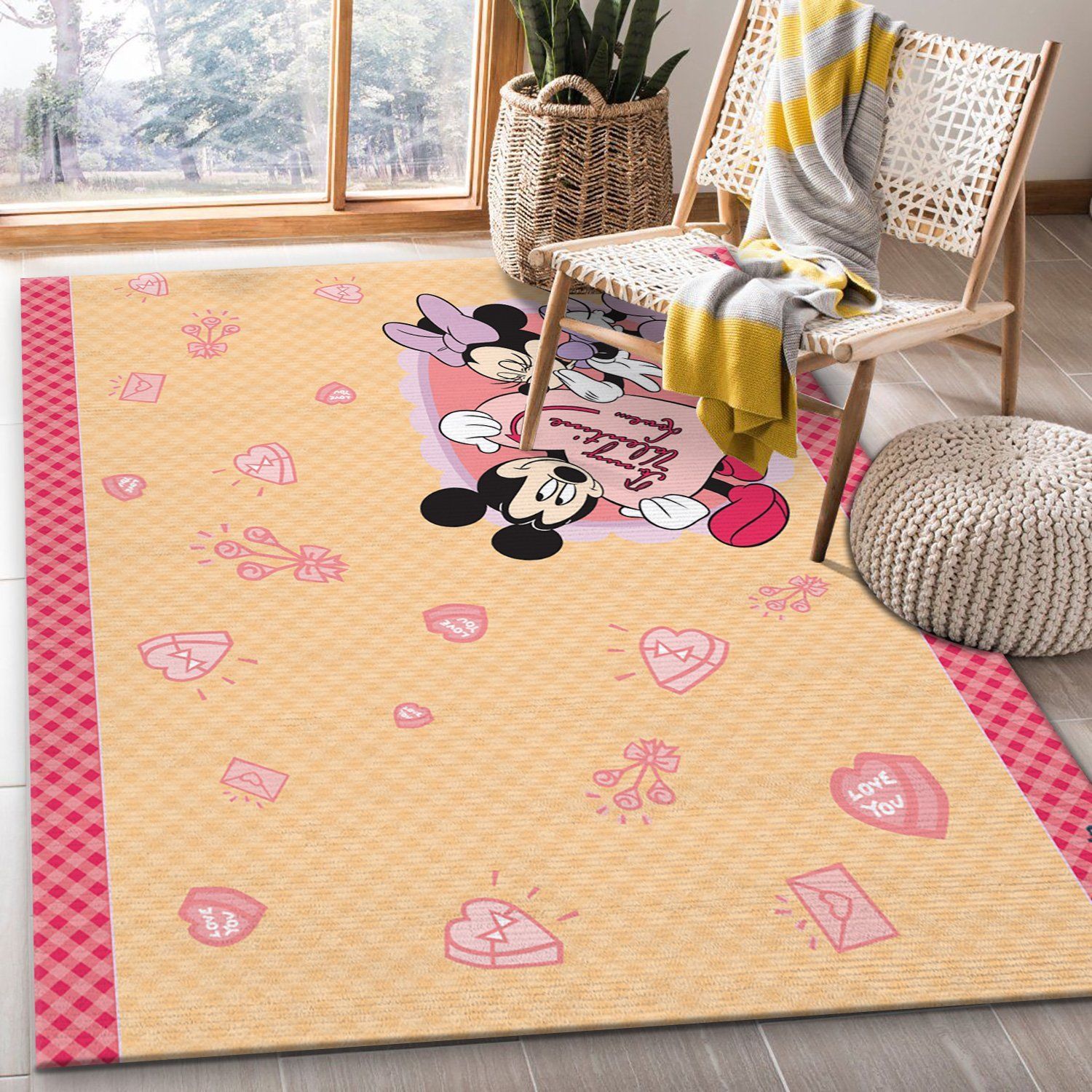 Minnie Mouse Ver10 Area Rug For Christmas Bedroom Rug Christmas Gift US Decor - Indoor Outdoor Rugs 2