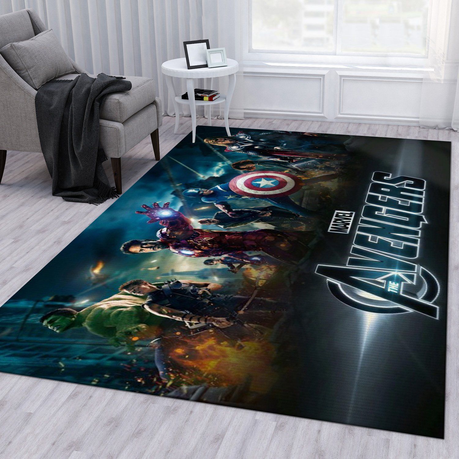 Avenger Ver9 Area Rug For Christmas Living Room Rug Family Gift US Decor - Indoor Outdoor Rugs 1