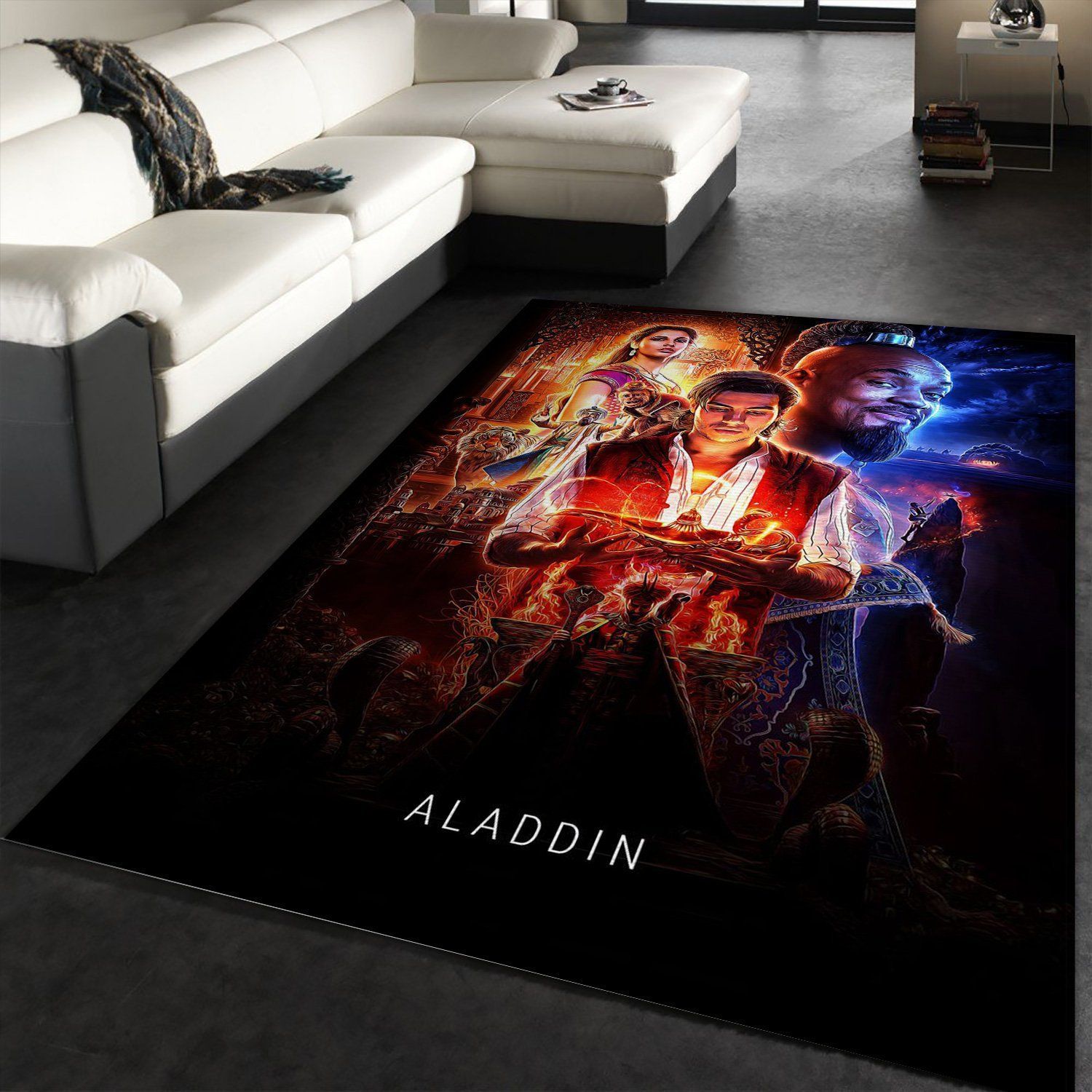 Aladdin Area Rug Movie Rug Home Decor Floor Decor - Indoor Outdoor Rugs 1