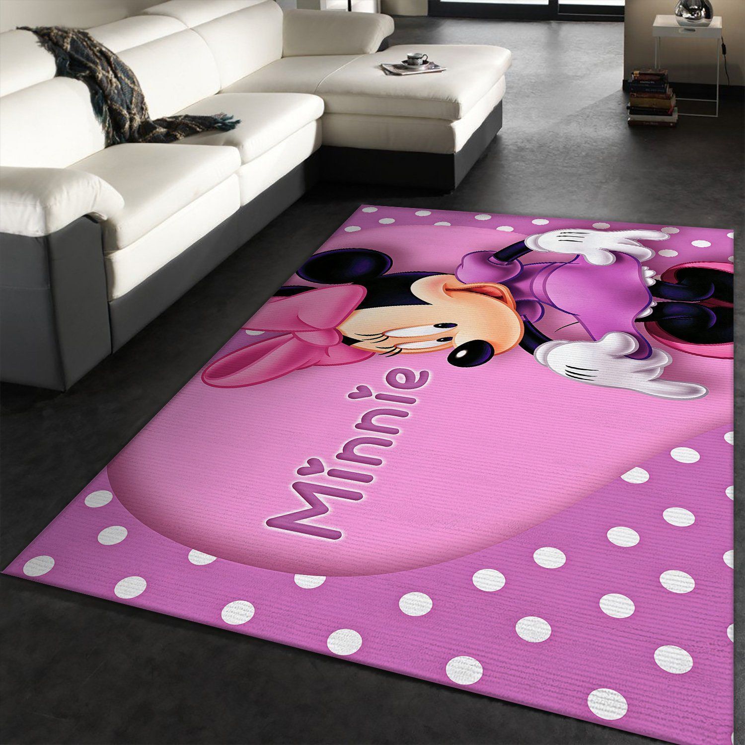 Minnie Mouse Area Rugs Disney Movies Living Room Carpet FN121207 Local Brands Floor Decor The US Decor - Indoor Outdoor Rugs 1