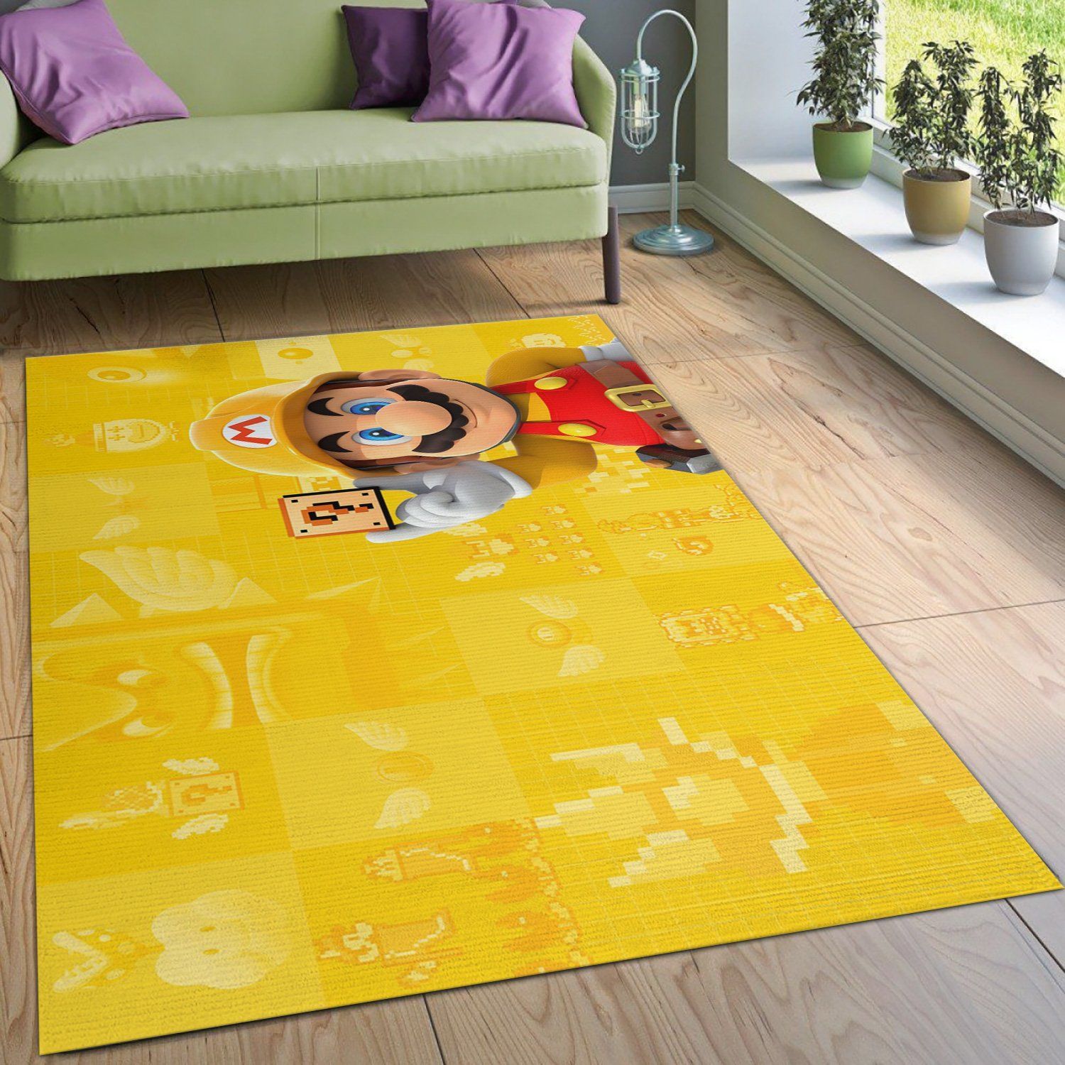 Mario Ver1 Rug Living Room Rug US Gift Decor - Indoor Outdoor Rugs 2