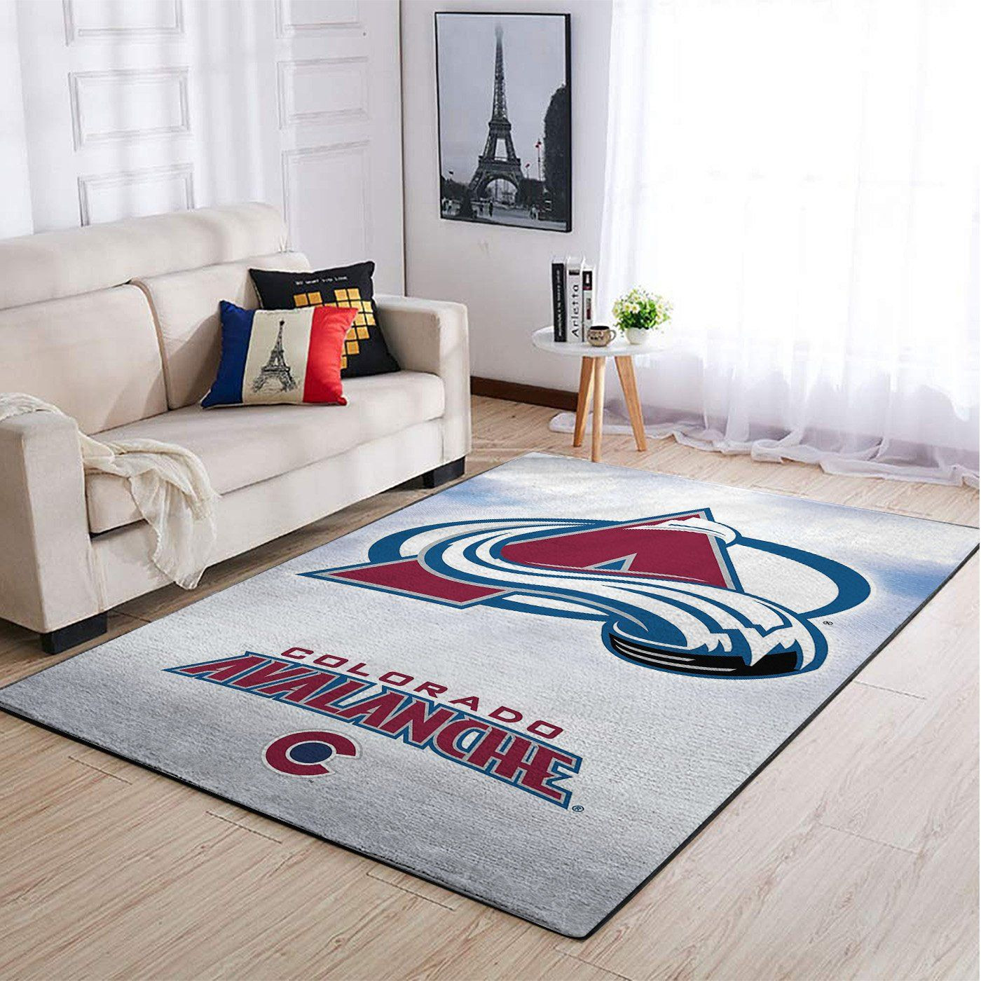 Colorado Avalanche Nhl Team Logo Style Nice Gift Home Decor Rectangle Area Rug - Indoor Outdoor Rugs 2
