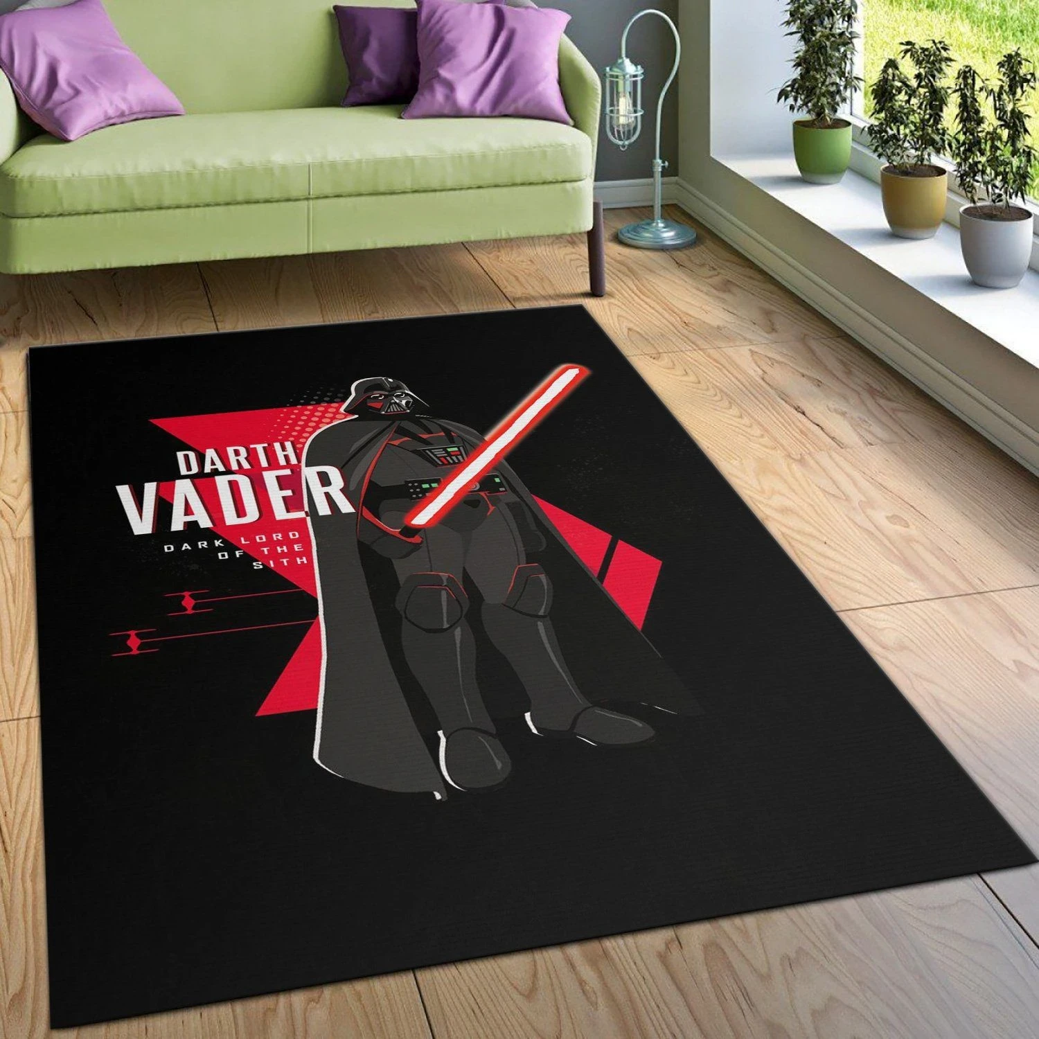 Vader Rug Star Wars Galaxy Of Adventures Home US Decor - Indoor Outdoor Rugs 3