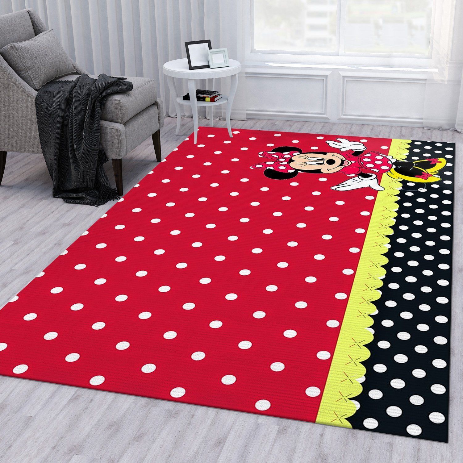 Minnie Mouse Ver11 Movie Area Rug Bedroom Rug Christmas Gift US Decor - Indoor Outdoor Rugs 1