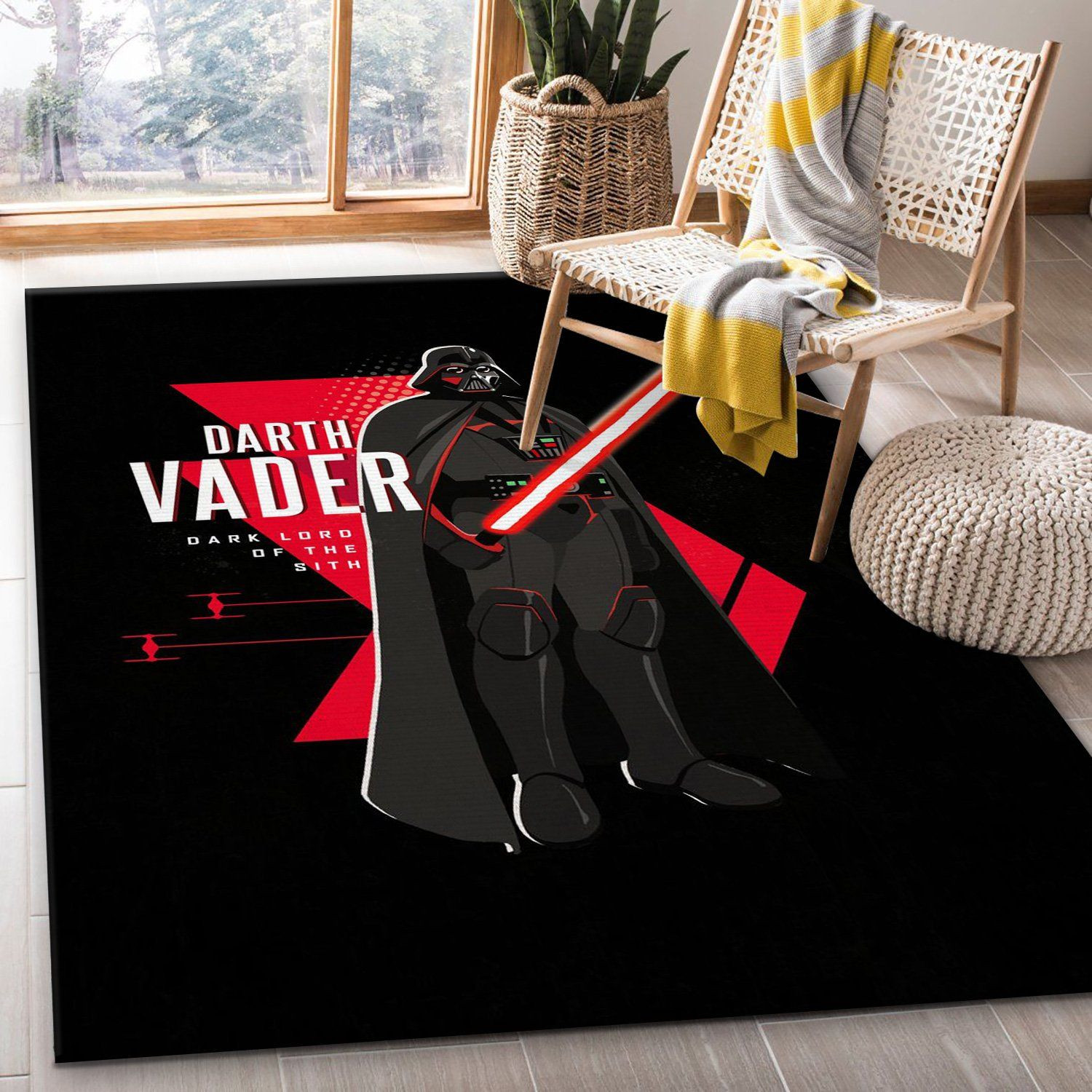 Vader Rug Star Wars Galaxy Of Adventures Home US Decor - Indoor Outdoor Rugs 2