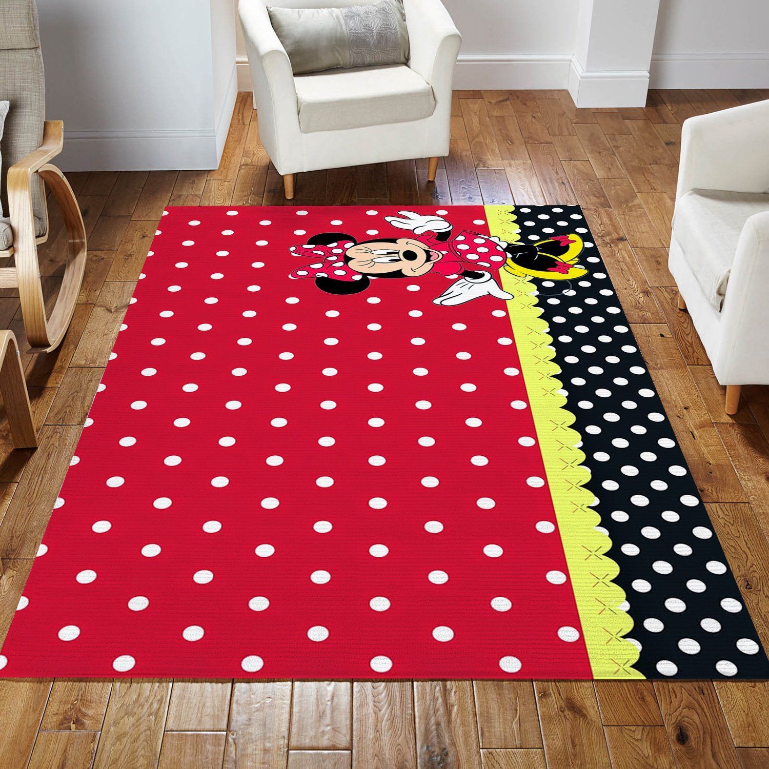 Minnie Mouse Ver11 Movie Area Rug Bedroom Rug Christmas Gift US Decor - Indoor Outdoor Rugs 2