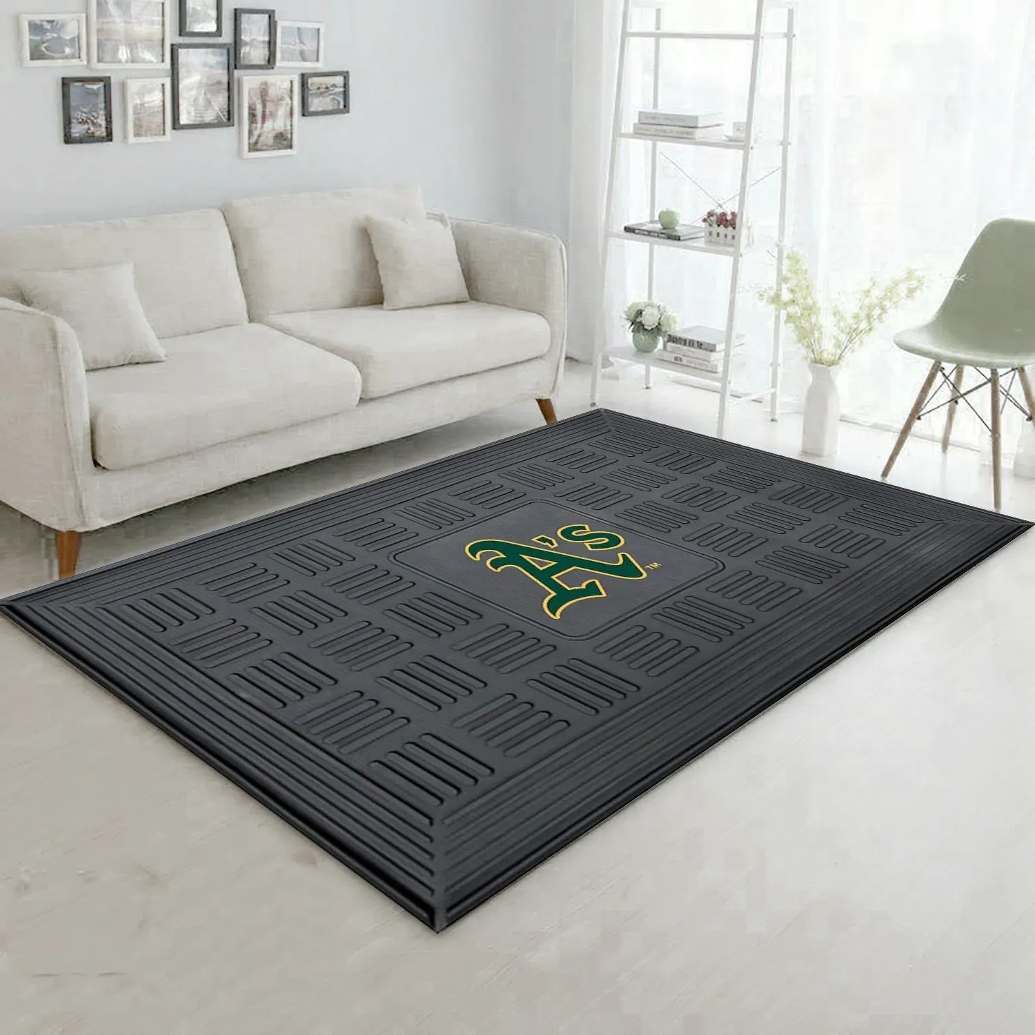 Oakland Athletics Medallion Area Rug For Christmas, Bedroom, Family Gift US Decor - Indoor Outdoor Rugs 2