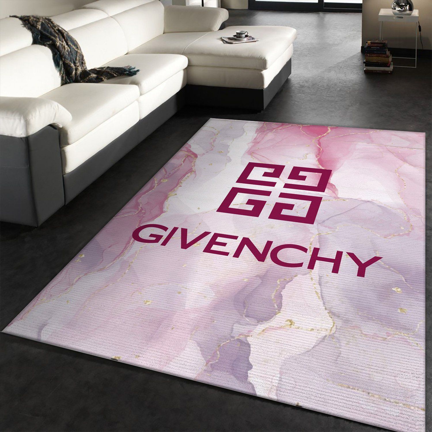 Givenchy Rug Fashion Brand Rug Christmas Gift US Decor - Indoor Outdoor Rugs 1