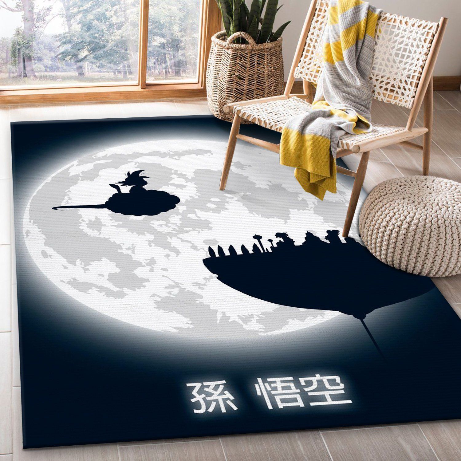 Don T Look At The Full Moon Anime Area Rug, Kitchen Rug, Christmas Gift US Decor - Indoor Outdoor Rugs 1