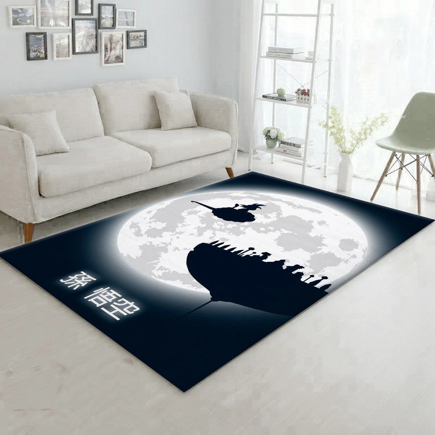 Don T Look At The Full Moon Anime Area Rug, Kitchen Rug, Christmas Gift US Decor - Indoor Outdoor Rugs 2