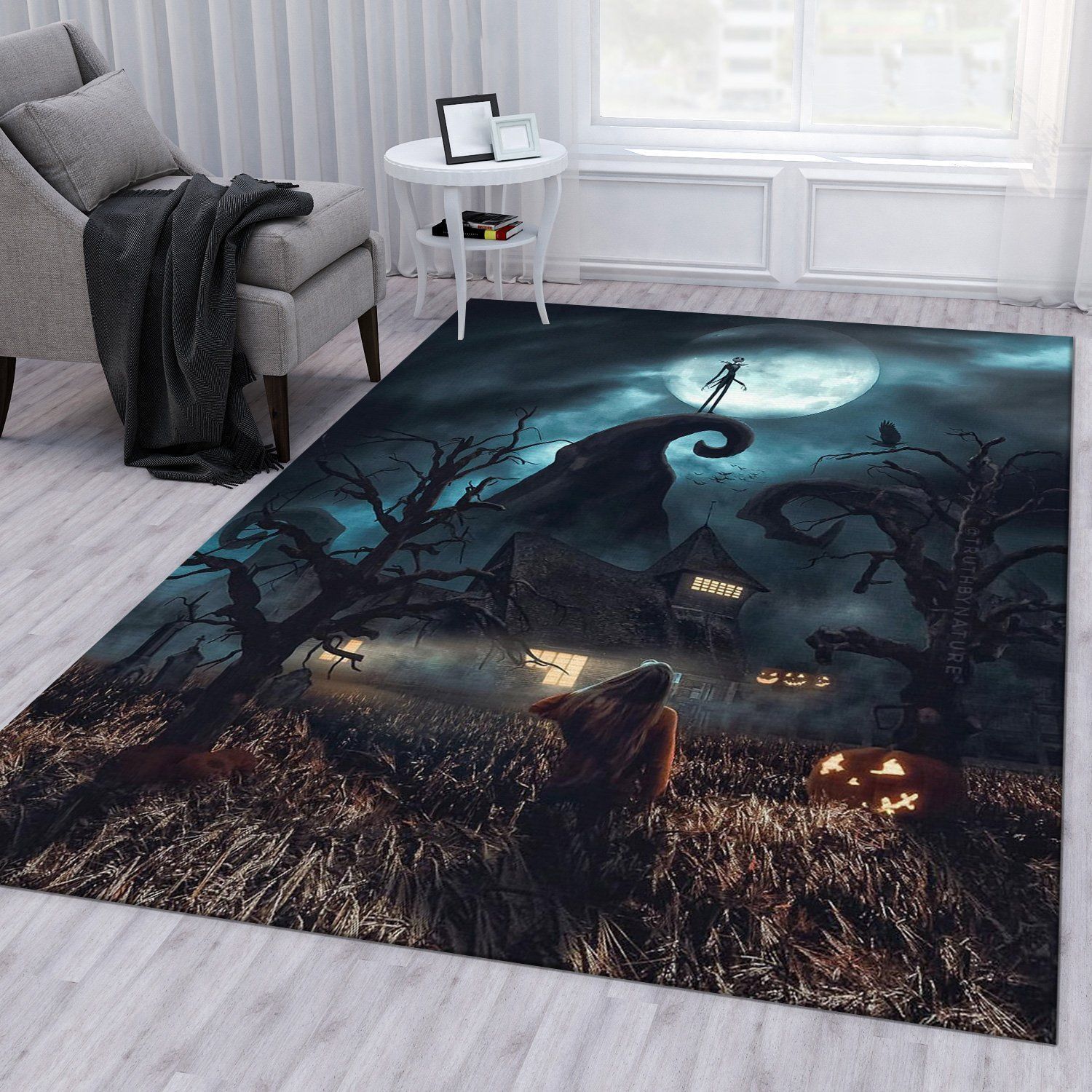 Nightmare Before Christmas Ver7 Area Rug For Christmas Bedroom Rug Family Gift US Decor - Indoor Outdoor Rugs 1