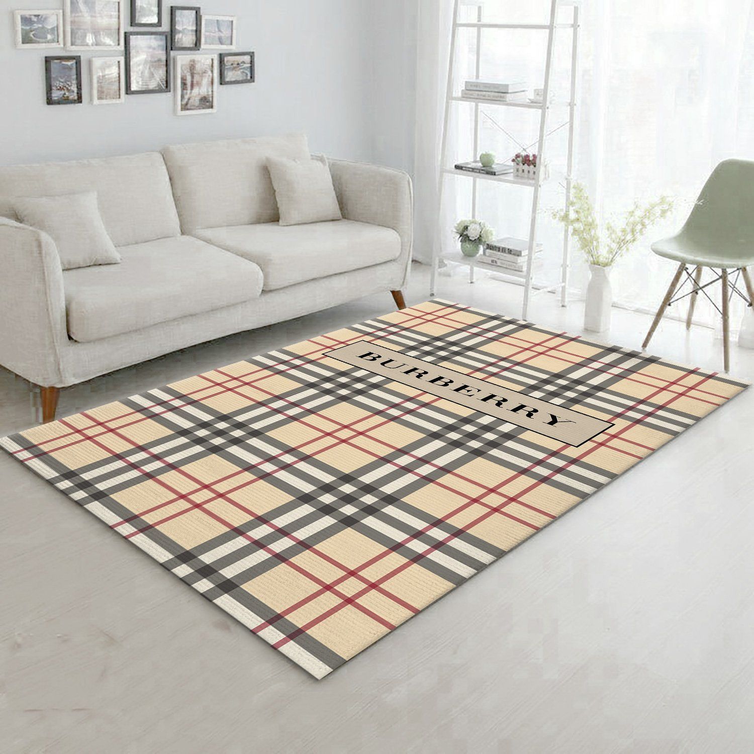 Burberry Logo Area Rugs Living Room Carpet FN241223 Brands Fashion Floor Decor The US Decor - Indoor Outdoor Rugs 2