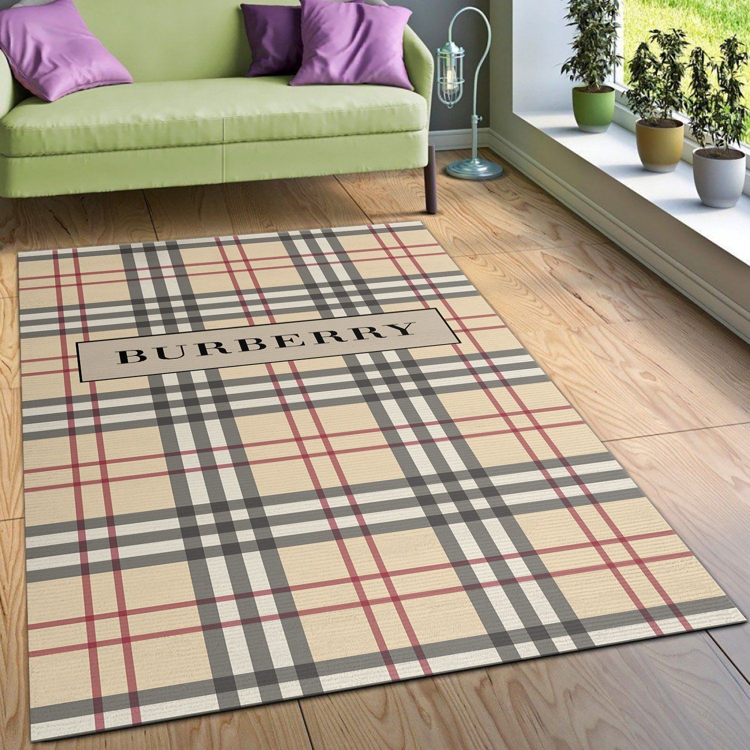 Burberry Logo Area Rugs Living Room Carpet FN241223 Brands Fashion Floor Decor The US Decor - Indoor Outdoor Rugs 3