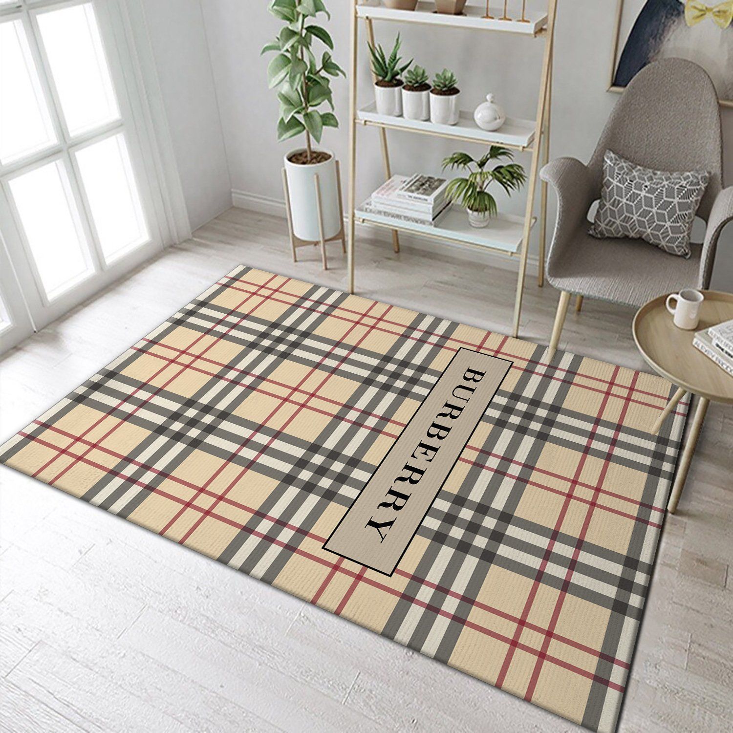 Burberry Logo Area Rugs Living Room Carpet FN241223 Brands Fashion Floor Decor The US Decor - Indoor Outdoor Rugs 1