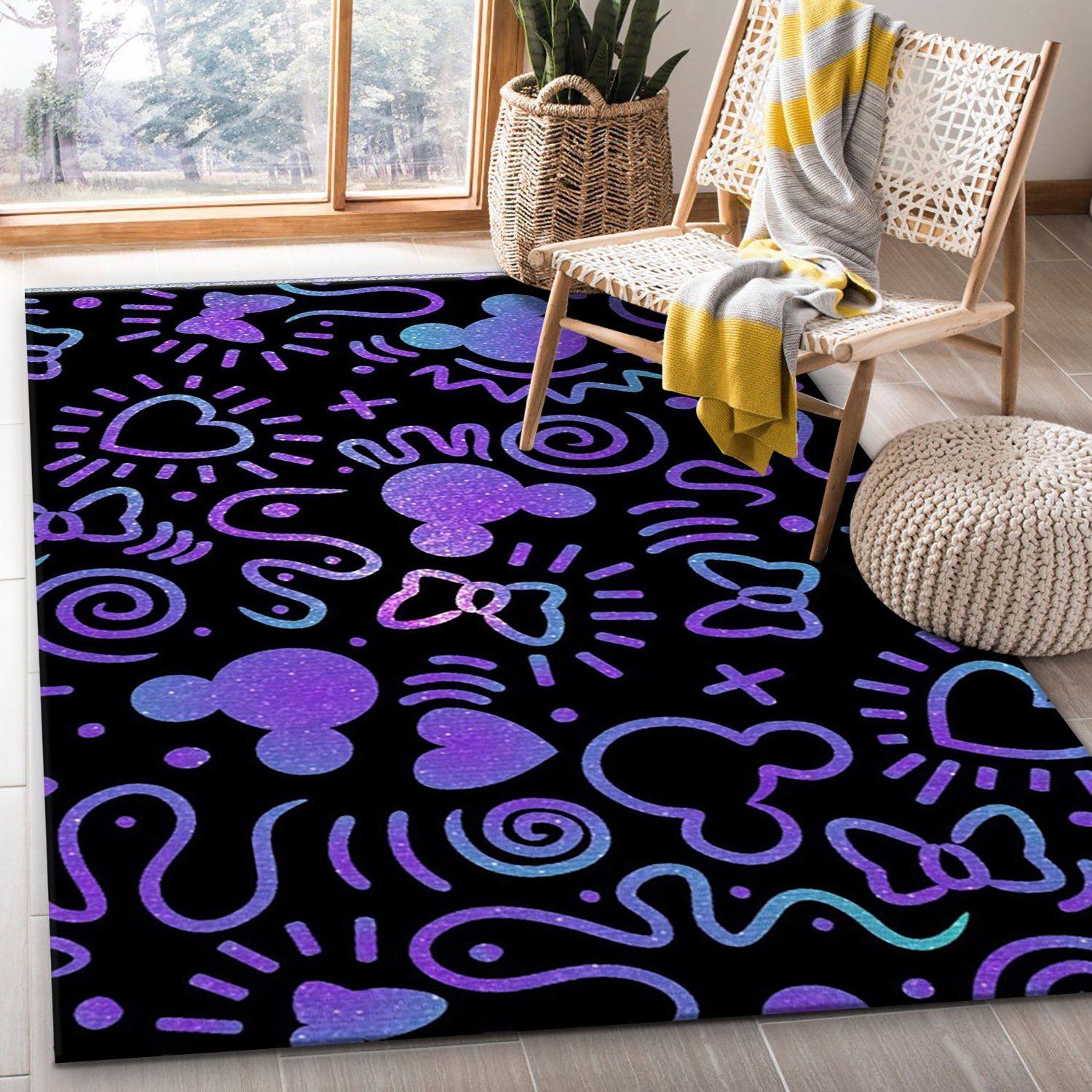 Minnie Mouse Movie Area Rug, Kitchen Rug, Christmas Gift US Decor - Indoor Outdoor Rugs 2