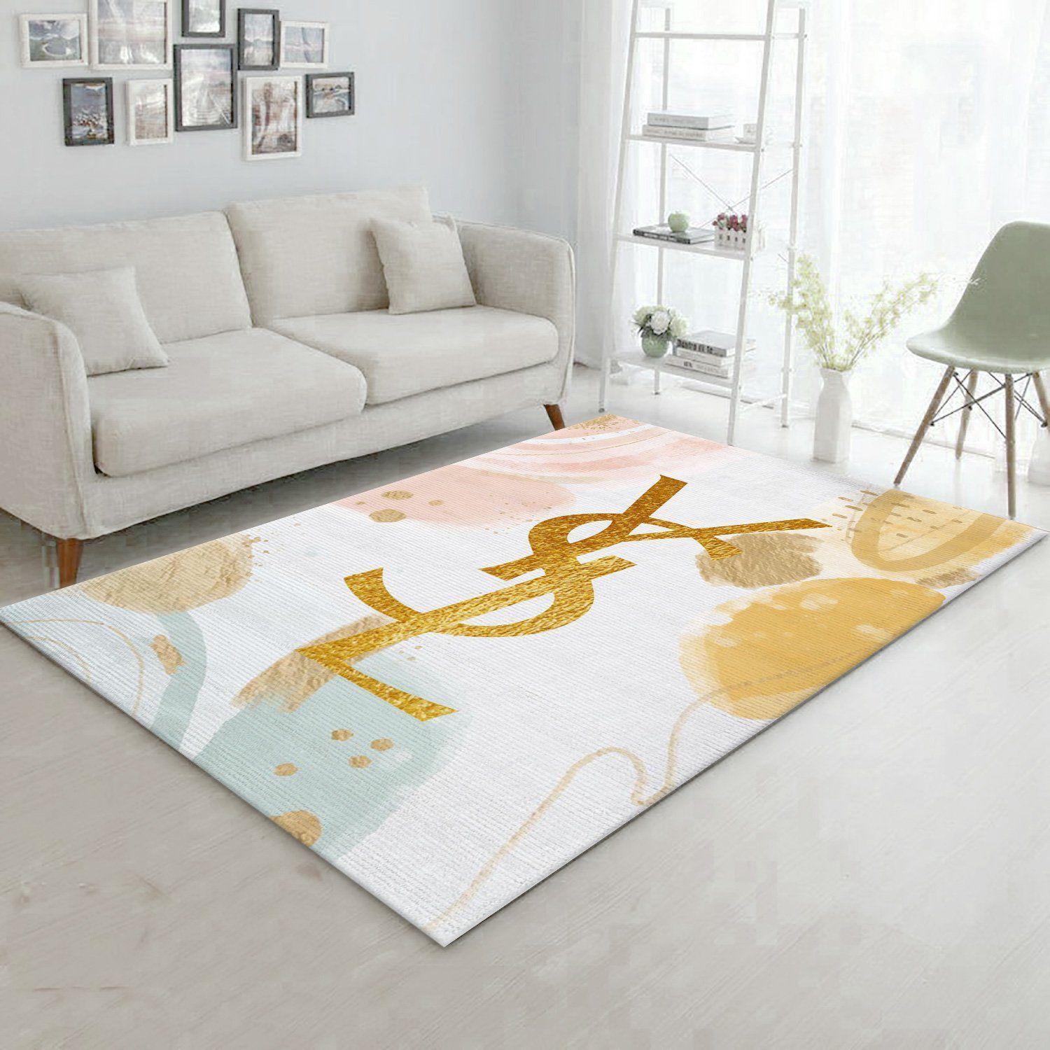 Ysl Yves Saint Lauren Rectangle Rug Bedroom Rug Home Decor Floor Decor - Indoor Outdoor Rugs 2
