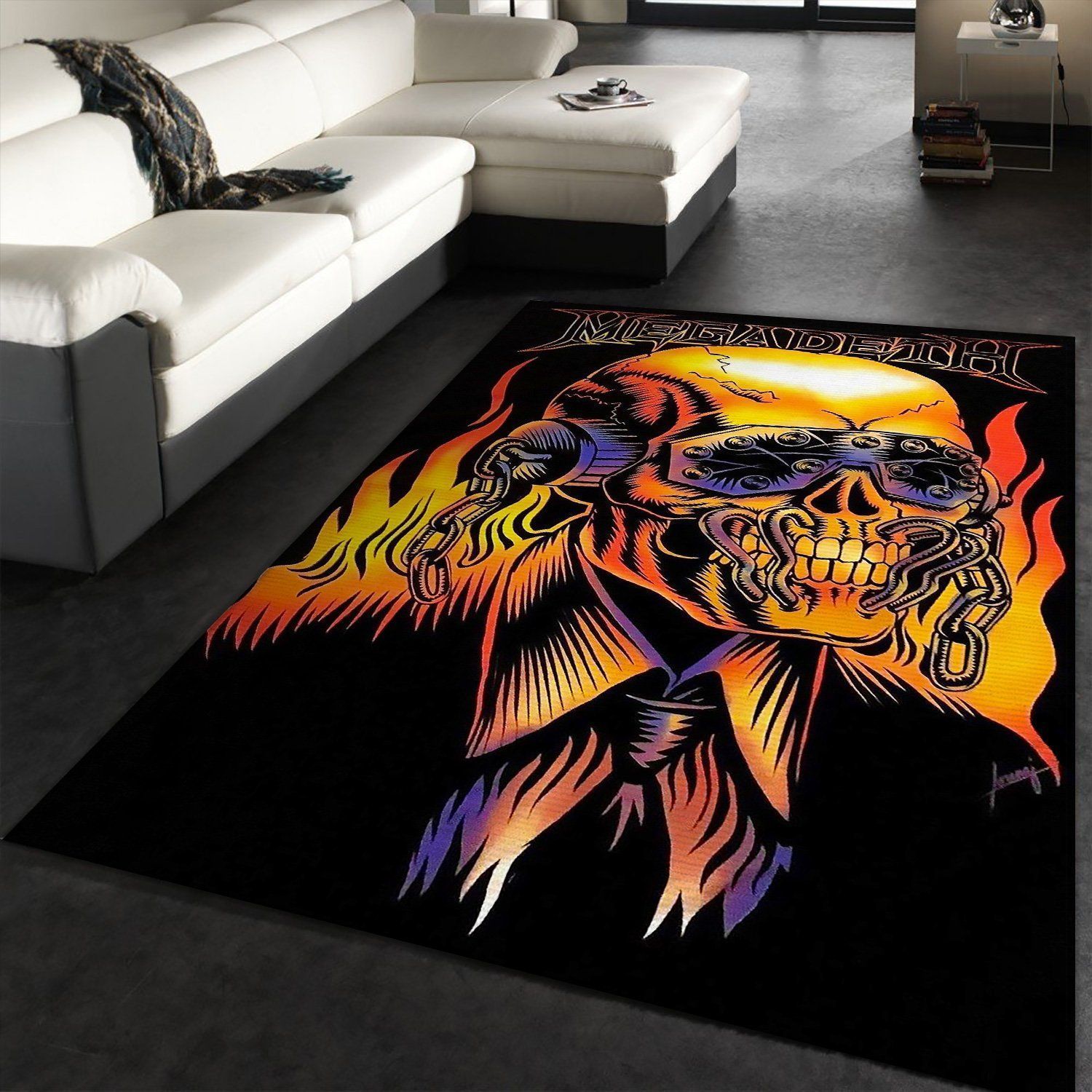 Megadeth Band Area Rug Music Floor Decor 191012 Carpet Titles - Indoor Outdoor Rugs 1