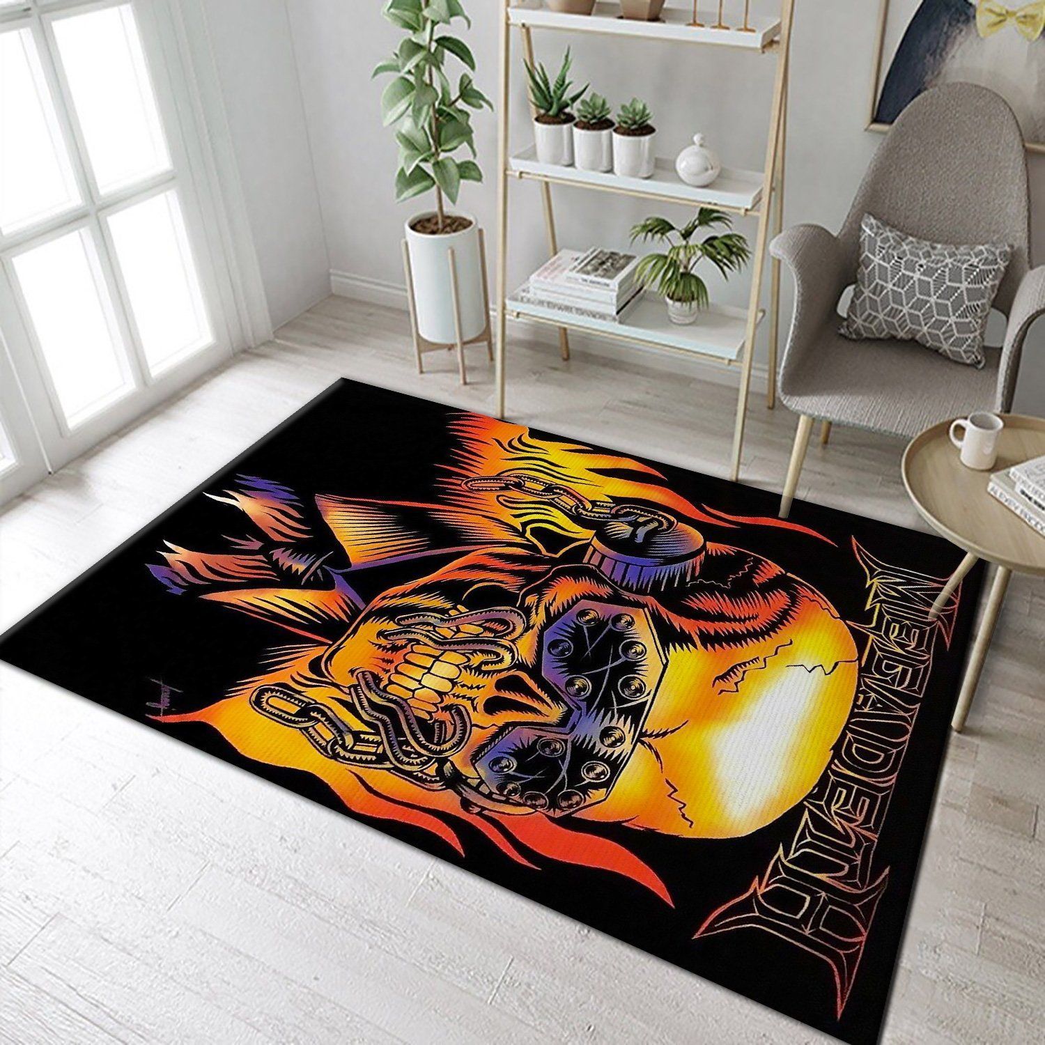 Megadeth Band Area Rug Music Floor Decor 191012 Carpet Titles - Indoor Outdoor Rugs 3