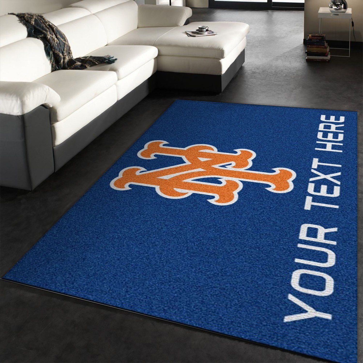 Customizable New York Mets Personalized Accent Rug Area Rug Carpet, Kitchen Rug, Home Decor Floor Decor - Indoor Outdoor Rugs 1